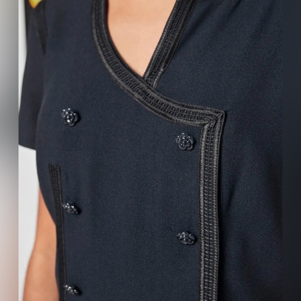 CHANEL Navy Blue Short Sleeve Dress - Picture 9 of 9